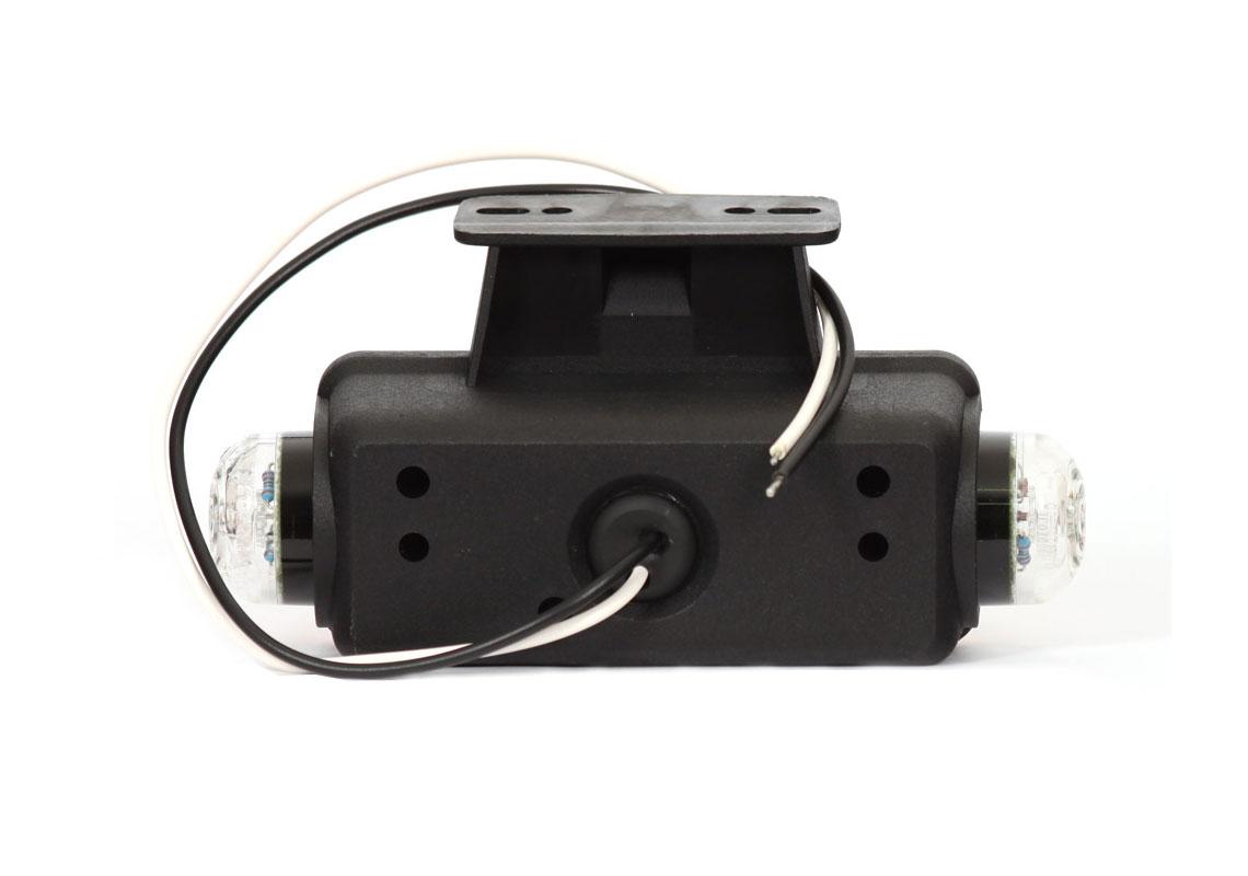 POSITION LIGHT ON LEFT BRACKET (FRONT/REAR AND SIDE + RETRO-REFLECTOR)